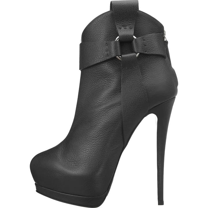 Black Platform High Heel Boots Vdcoo