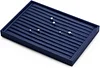 High-end leather jewelry tray necklace ring bracelet tray display display jewelry storage