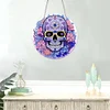 Diamond Painting Stained Glass Skull Pendant