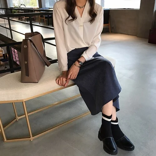 2021 Plus Size Women Tops Women Chiffon Blouse Casual Long Sleeve Shirt Elegant Shirts Fashion Womens Tops and Blouses 1681 921