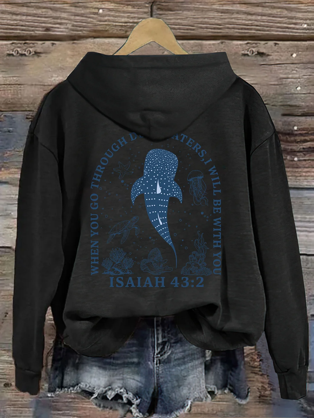 When You Go Through Deep Waters Hoodie