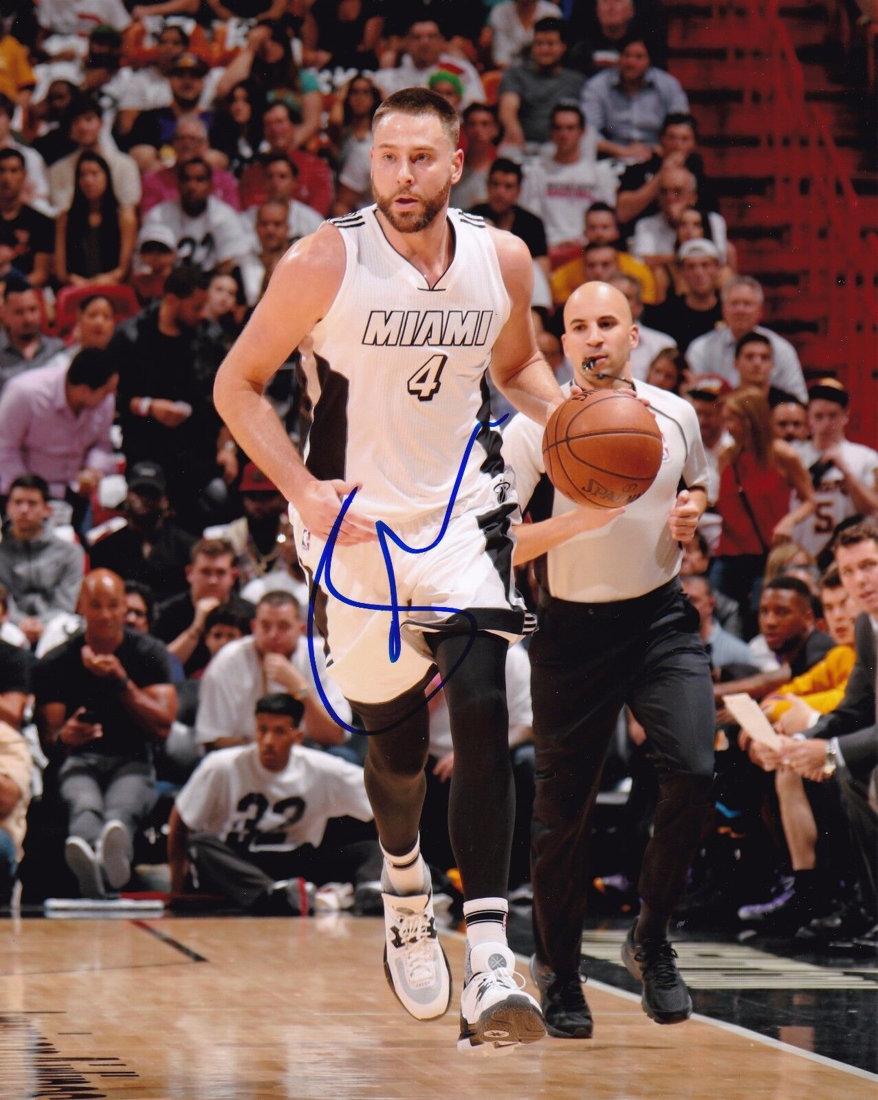 Josh McRoberts autographed 8x10 Miami Heat  Shipping