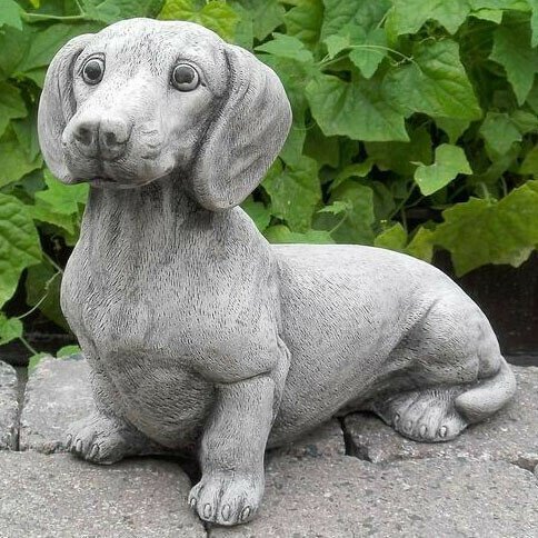 Dachshund Statue Pet Memorial - Buy 2 Free Shipping