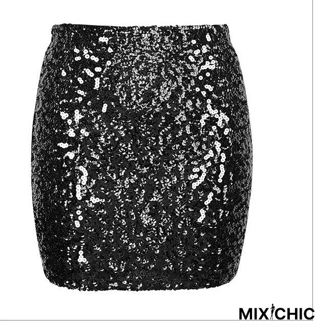 Sequin Mini Skirts