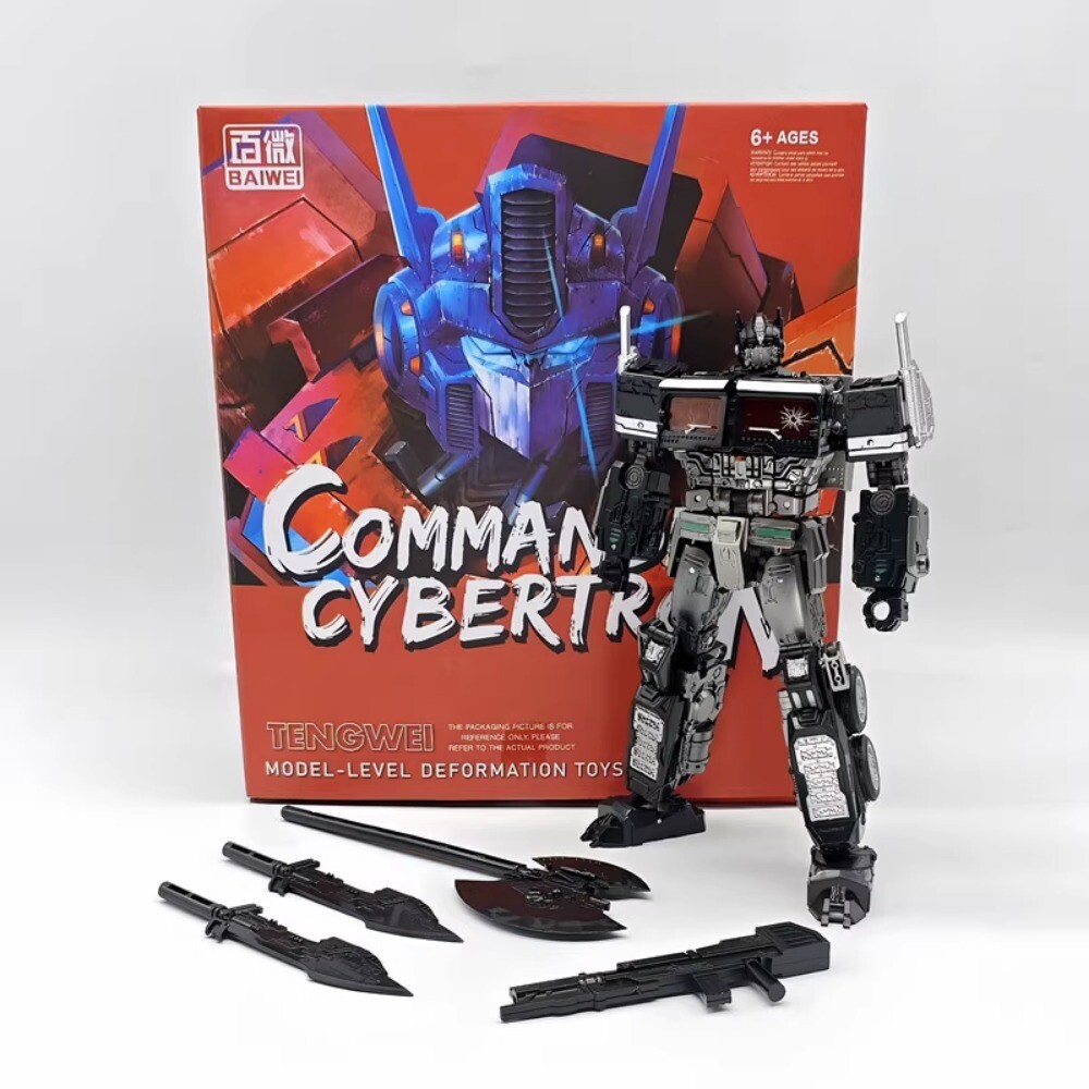 BAIWEI TW-1027 Dark Ver For Optimus Prime Commander alloy Transformers toys action figure