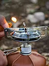 Outdoor Camping Gas Stove Lightweight Stove Head with Storage Bag for Picnic BBQ