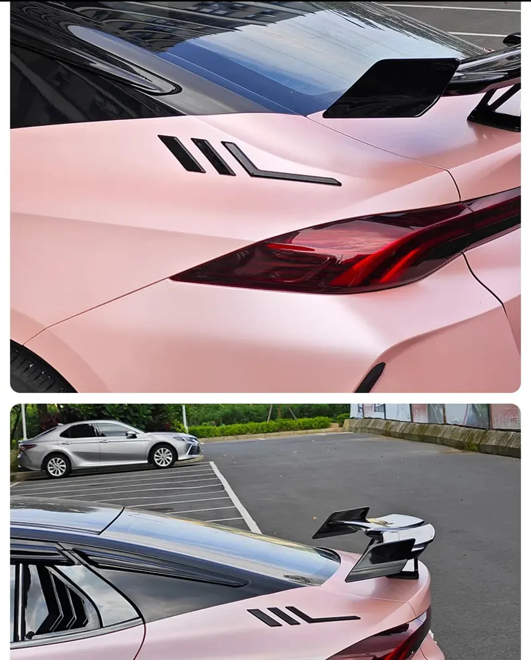 Car modification and modification side wing stickers--sports body decorative stickers