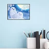 (5 Sizes) White Owl-Full Square Diamond Painting