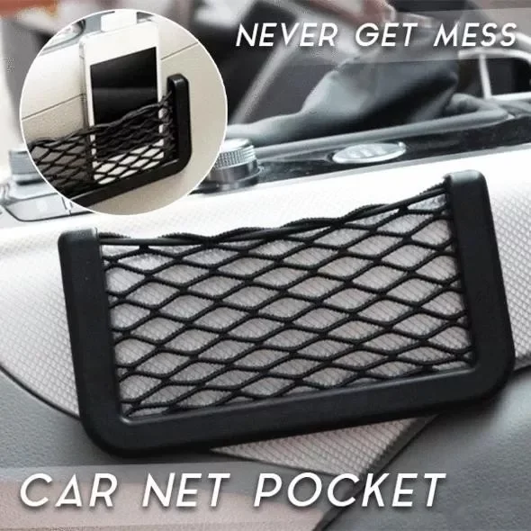 Musedesire Car Net Pocket-available to stick on different parts in car