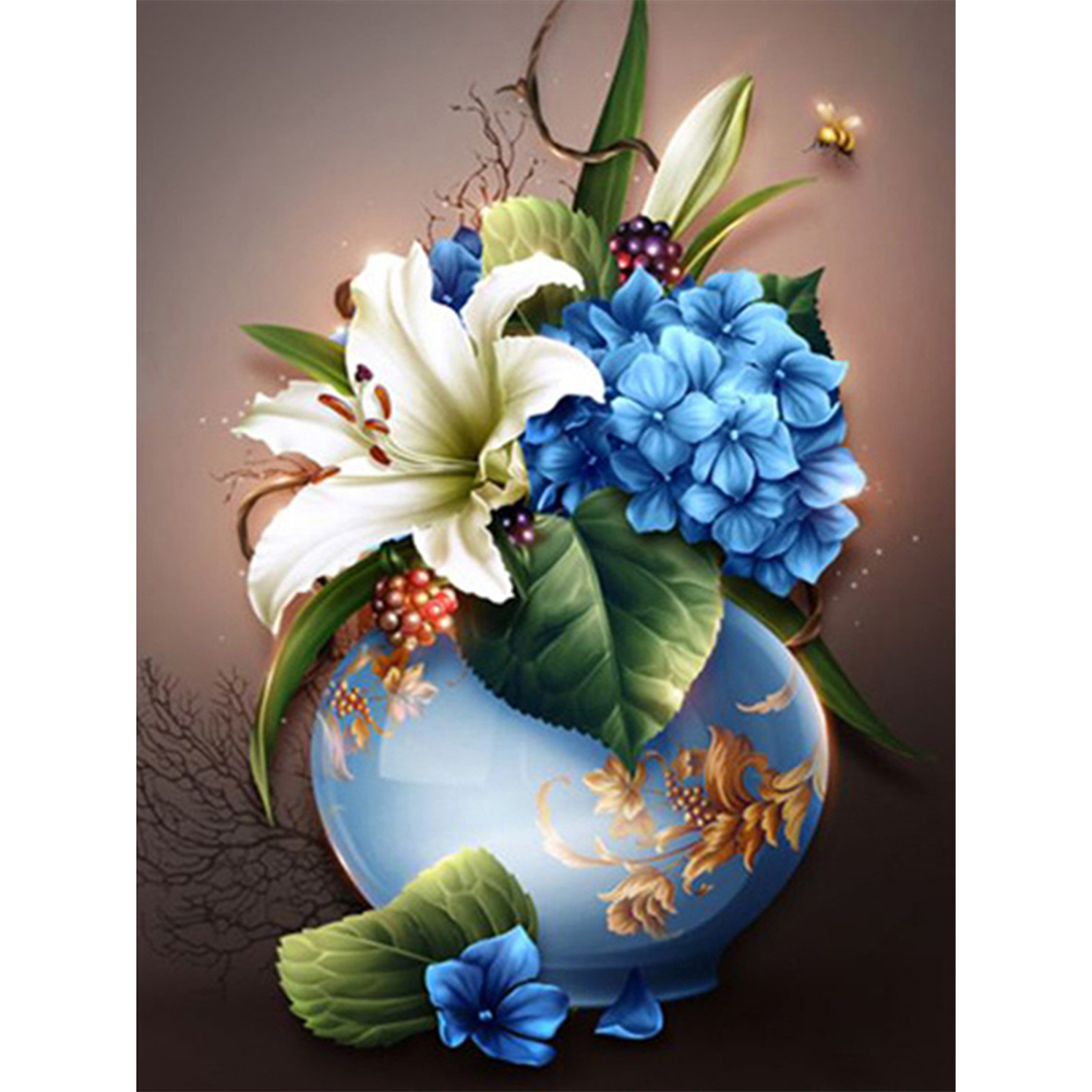 

Flower in Vase - Square Drill Diamond Painting - 30*40CM, 501 Original