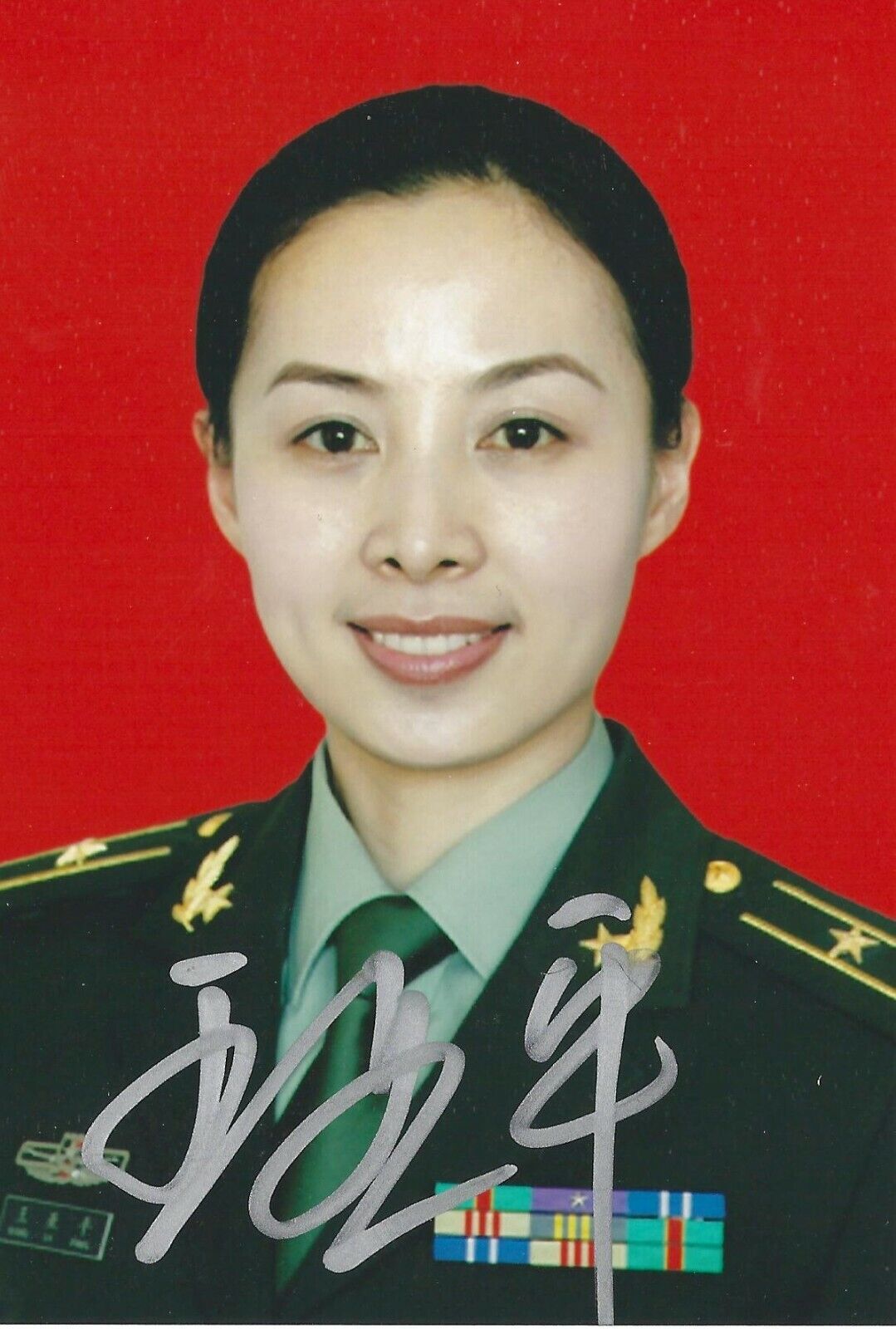 WANG YAPENG SIGNED 6x4 Photo Poster painting CHINESE ASTRONAUT CHINA TAIKONAUT UACC RD