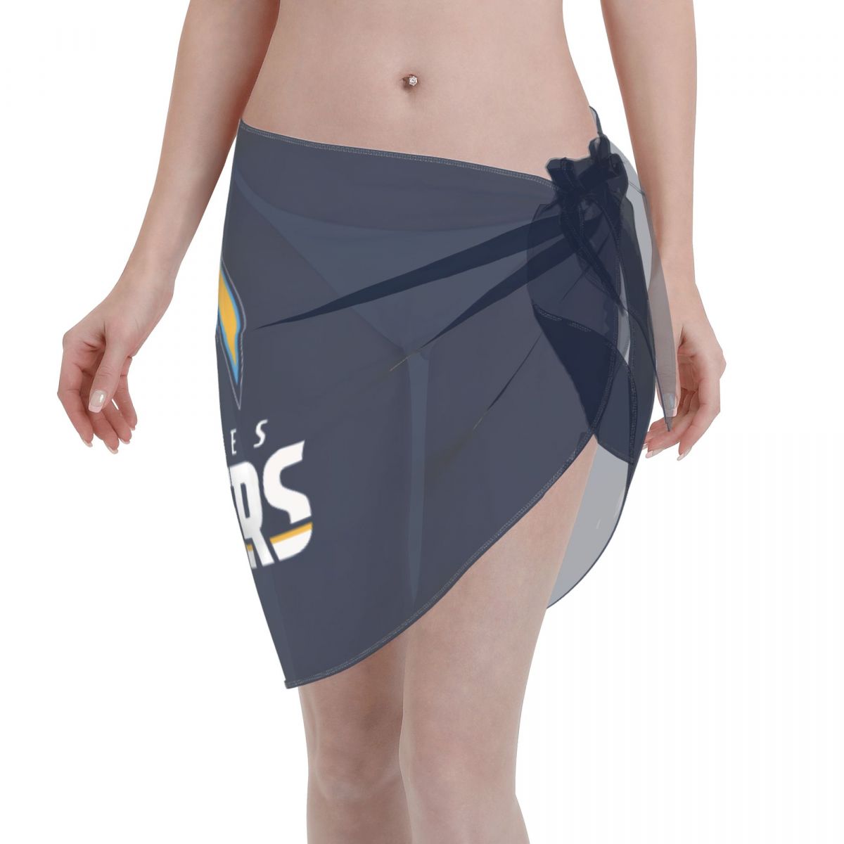 Los Angeles Chargers American Football Club Women Short Sarongs Beach Bikini Wraps
