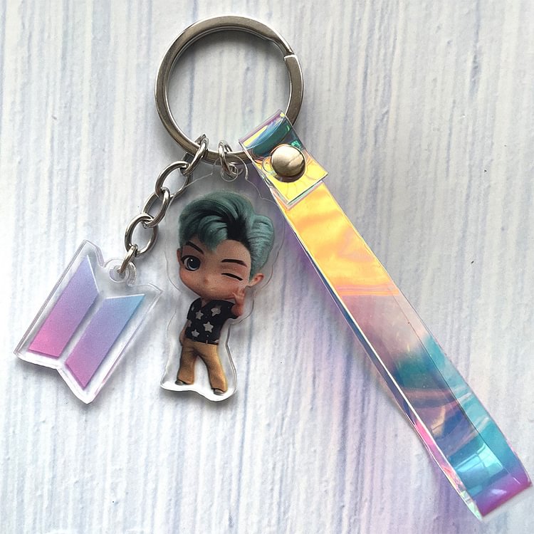 BTS TinyTAN Laser Acrylic Keychain