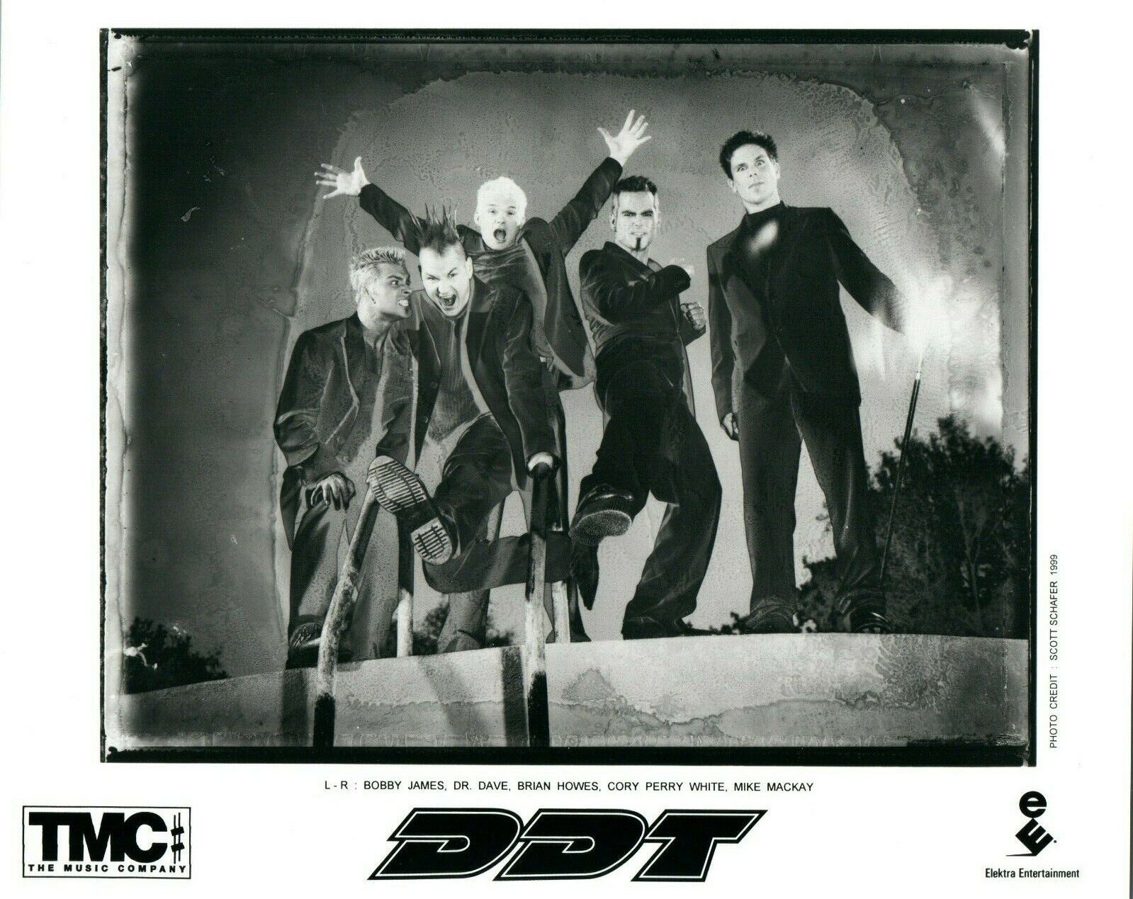 DDT Music Band 8x10 Promo Press Photo Poster painting Elektra Records 1999