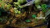 Grass Type Family Series Tyranitar Family - Pokemon Resin Statue - Gene Studios