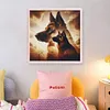 German Shepherd-14CT Stamped Cross Stitch 45*45cm tapestrymarket