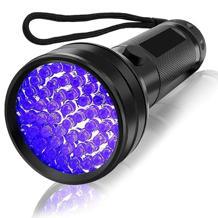 UV Flashlight Black Light, 100 LED Blacklight Pet Urine Detector for Dog/Cat Urine and Stains
