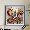 Christmas Tree Elk-11CT Stamped Cross Stitch 40*40cm/15.75*15.75in tapestrymarket