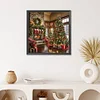 (50*50cm)Christmas House - Full Round Drill Diamond Painting