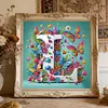 Butterfly Flower L 5D Partial Drill DIY Diamond Painting Kit 30*30cm