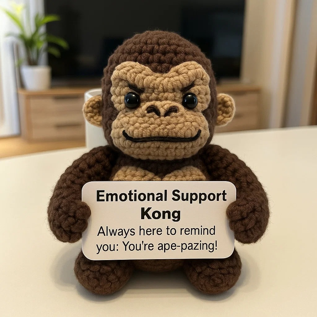 Godzilla Crocheted Emotional Support Dolls