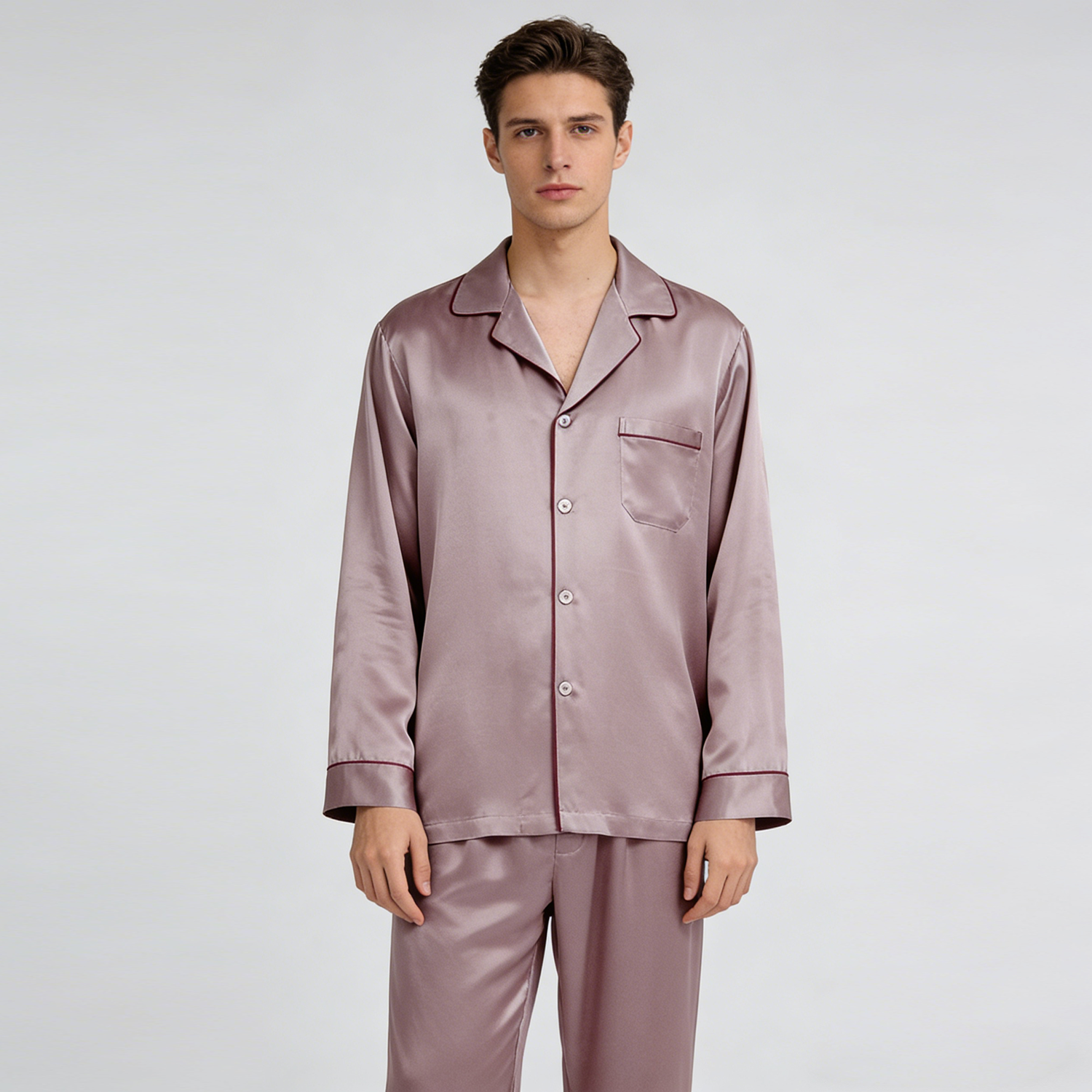 Men's Premium Silk Pajama Set REAL SILK LIFE