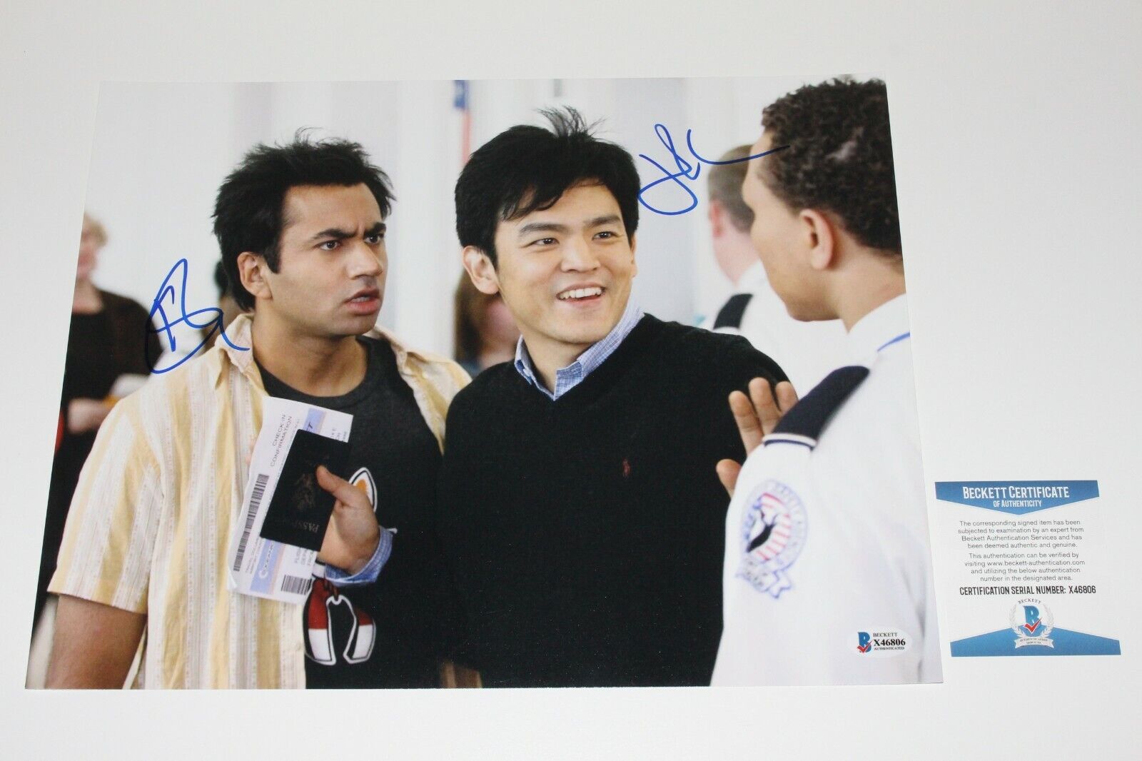 JOHN CHO KAL PENN SIGNED HAROLD KUMAR WHITE CASTLE 11x14 Photo Poster painting 1 BECKETT BAS COA