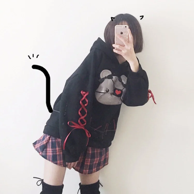 Kawaii Teddy Bear Lolita Hoodie/Skirt SP1811816