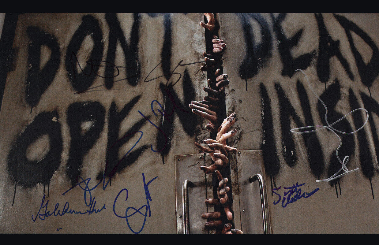 THE WALKING DEAD Cast(x8) Hand-Signed 11x17 Photo Poster painting Scott Wilson