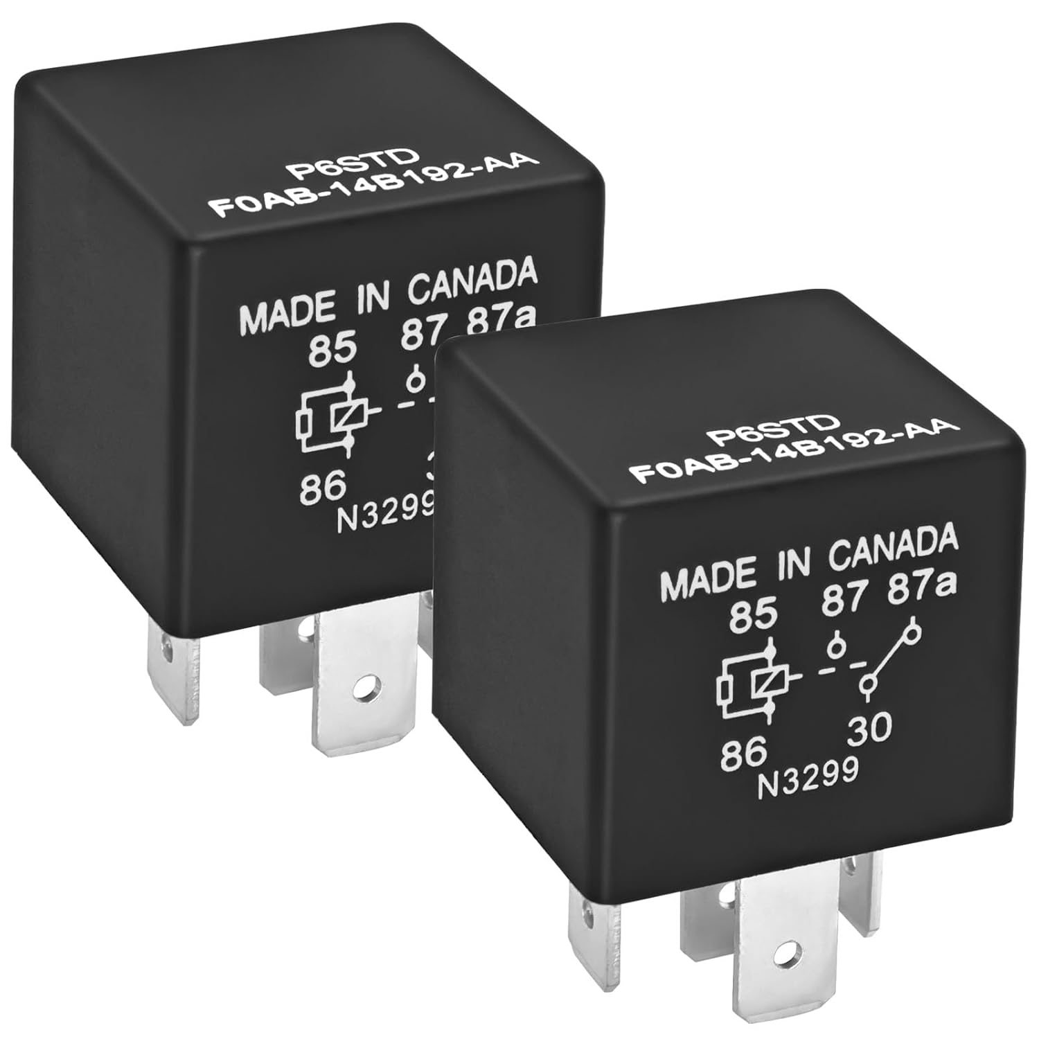 TG-Tian Guan  40A 12VDC 5Pins F0AB-14B192-AA  Automotive Electrical System Relay