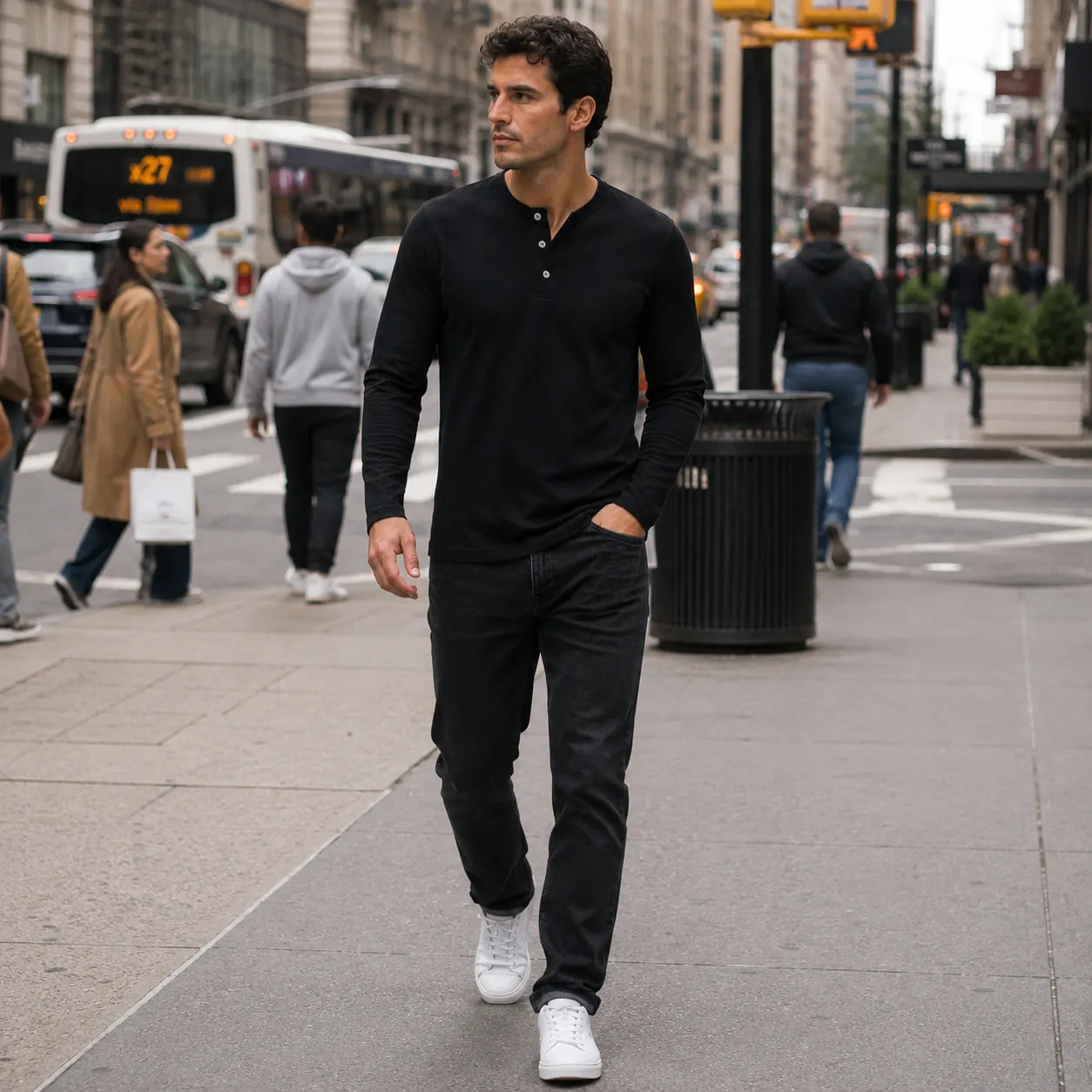 Bleamme Henley styled for a relaxed coffee break