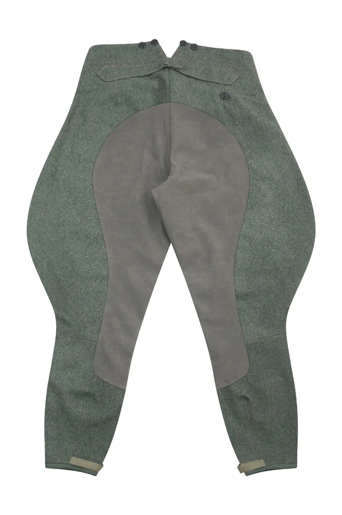   Wehrmacht German Officer Fieldgrey Wool Riding Breeches German-Uniform