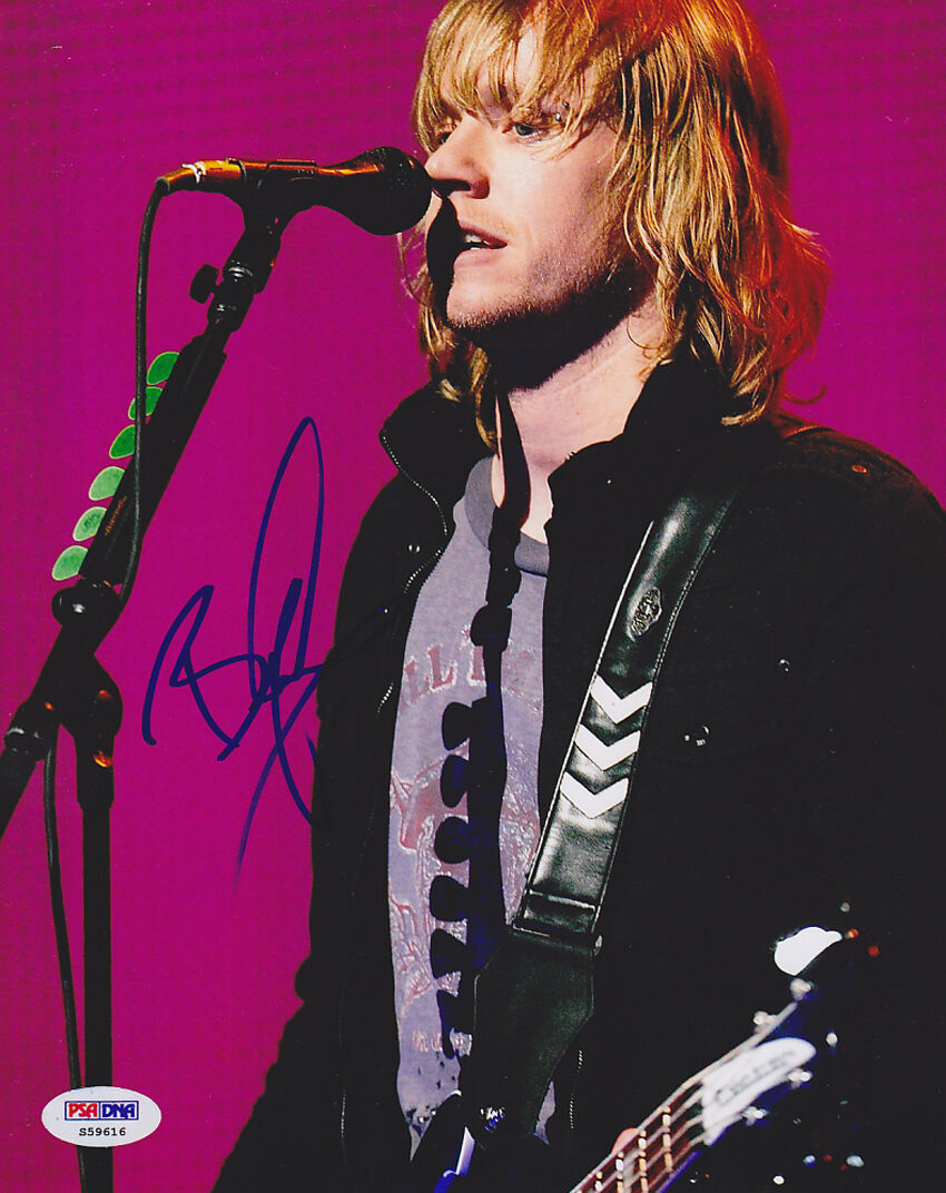 Bryce Soderberg SIGNED 8x10 Photo Poster painting Bassist Lifehouse PSA/DNA AUTOGRAPHED