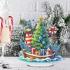 DIY Christmas Boat Lighthouse Acrylic Diamond Painting Desktop Ornaments