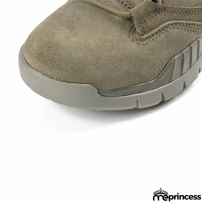 New Men's Casual Outdoor Army Boots Breathable Sage Green Non-Slip Boots