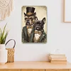 French Bulldogs - Vintage Metal Signs - 20*30cm/30*40cm