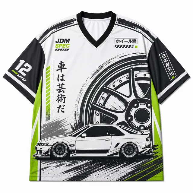 Techwear JDM Racing 012 SINGLE V1 Short Sleeve Jersey