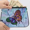 DIY Butterfly Special Shaped Diamond Painting Wristlet Wallet Women Clutch Mosaic Bag