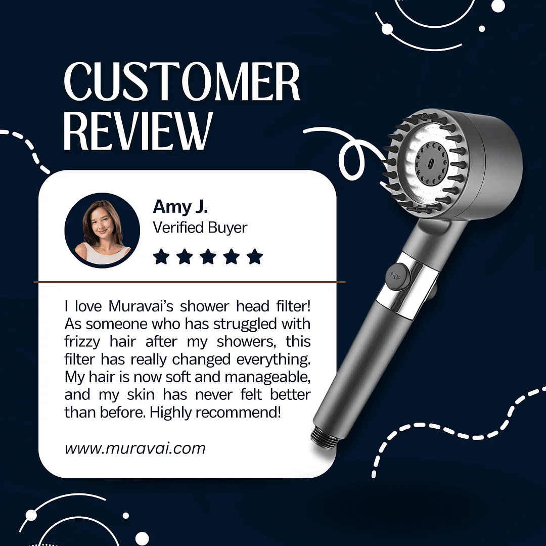 THE FILTERED SHOWERHEAD