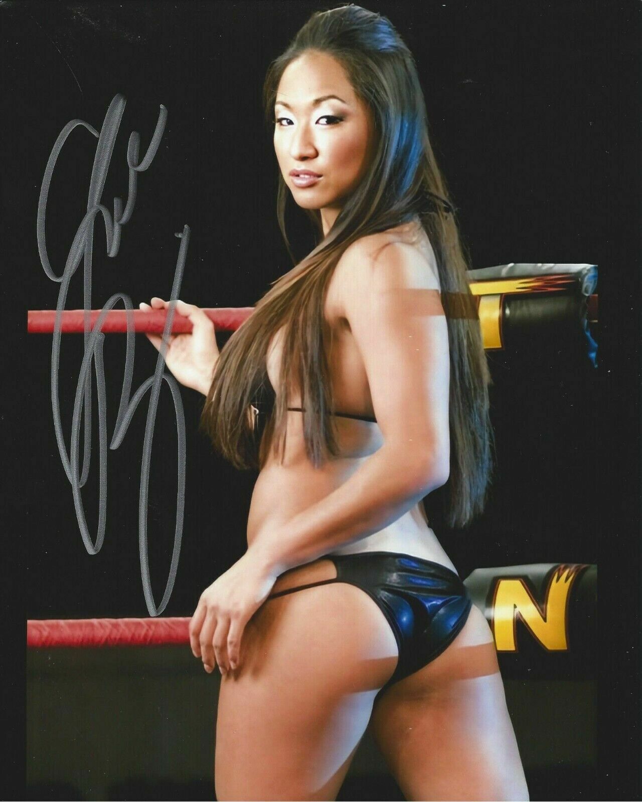 Gail Kim ( WWF WWE ) Autographed Signed 8x10 Photo Poster painting REPRINT ,