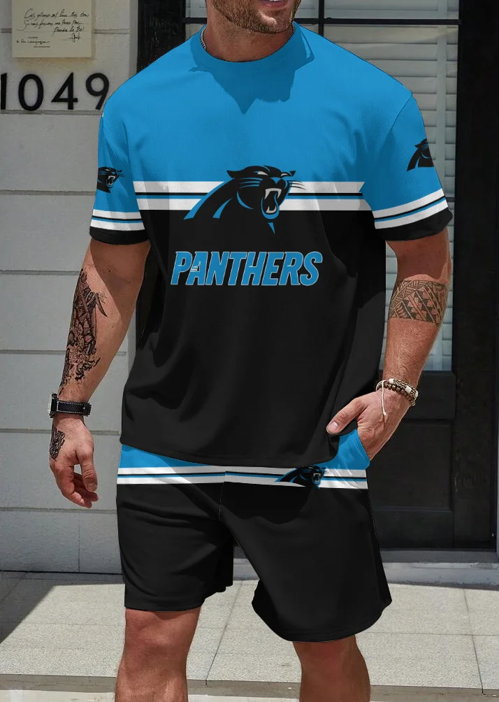Carolina Panthers Limited Edition Top And Shorts Two-Piece Suits