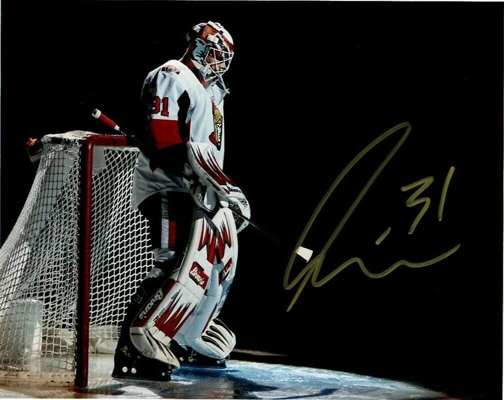 Ottawa Senators Anders Nilsson Signed Autographed 8x10 NHL Photo Poster painting COA #1