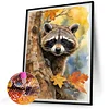 Diamond Painting-DIY Full Round Drill Raccoon