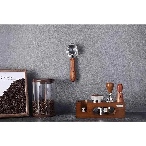 Supporto Per Portafiltro In Acciaio Inox: Portafiltro Per Macchina Caffè, Universale Per 51-58 Mm, Antiscivolo