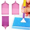 2Pcs Clear Diamond Painting Tray DIY Drills Plate Diamond Sorting Tray