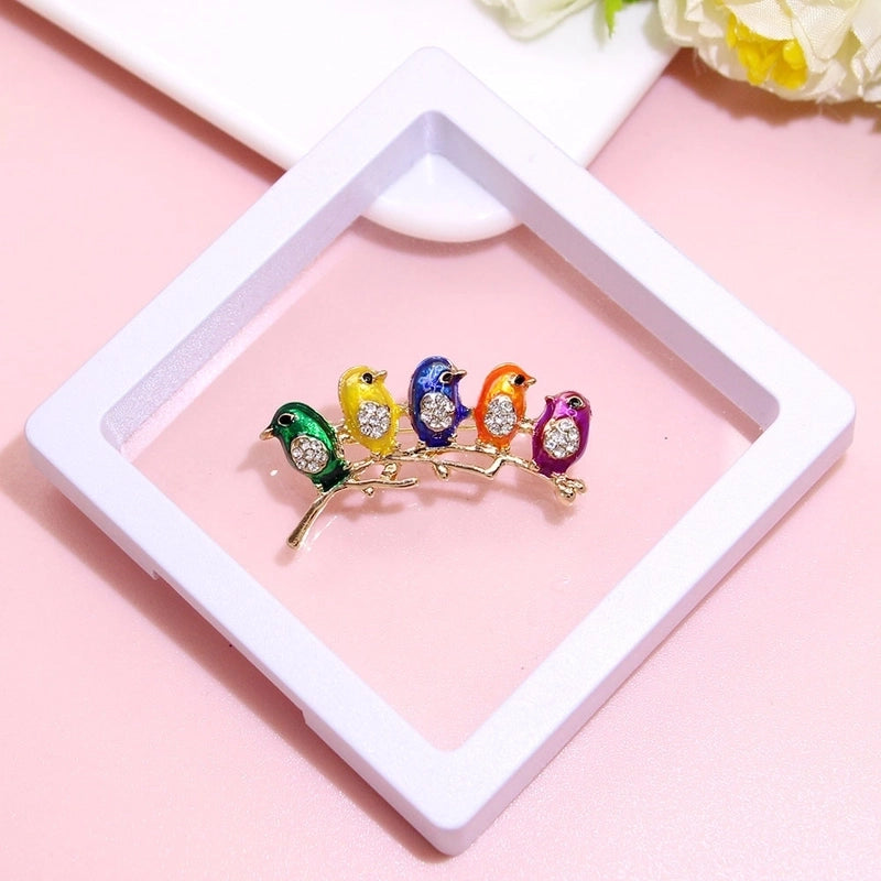 Basic Modern Style Classic Style Pin Animal Flower Alloy Plating Inlay Artificial Pearls Rhinestones Women’s Brooches