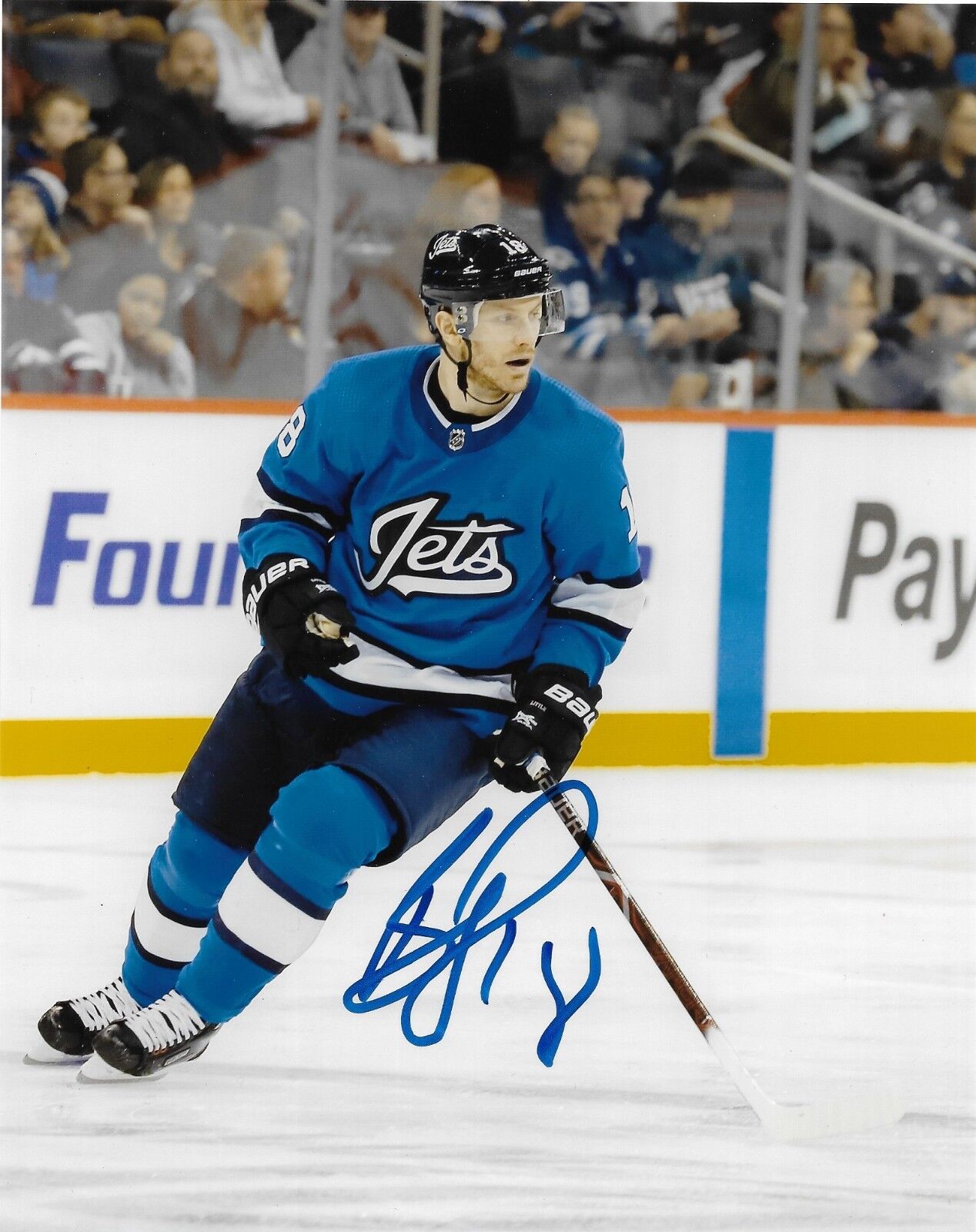 Winnipeg Jets Bryan Little Autographed Signed 8x10 NHL Photo Poster painting COA #2