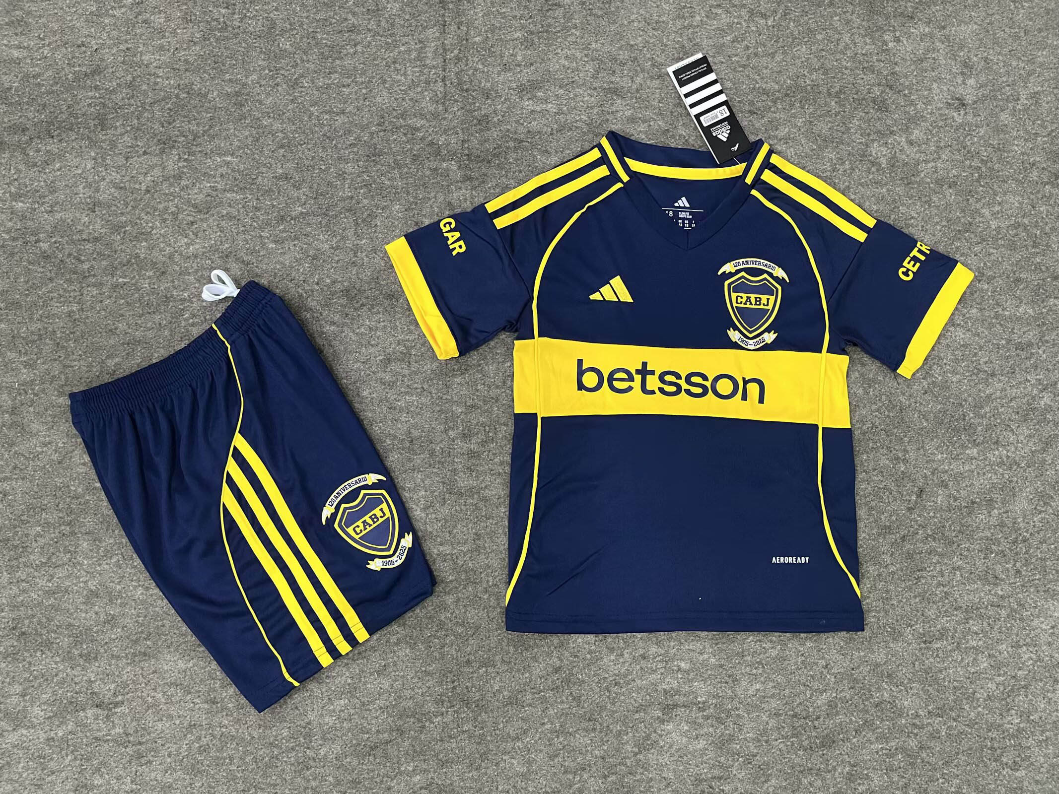 2025-2026 KIDS Boca Juniors Home Football Shirt 1:1 Thai Quality- Maxi Kit