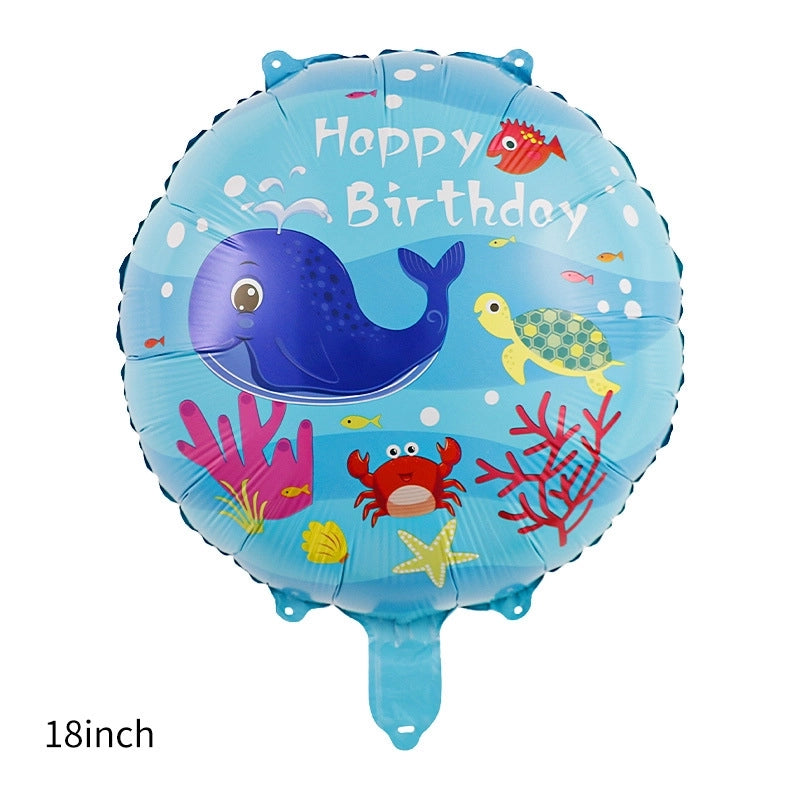 50 Pieces Birthday Letter Aluminum Film Party Balloons 1 Piece