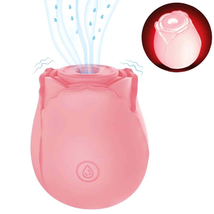 Luminous 2025 Upgraded Rose Sex Toy Clitoral Sucker In Pink - Rose Toy